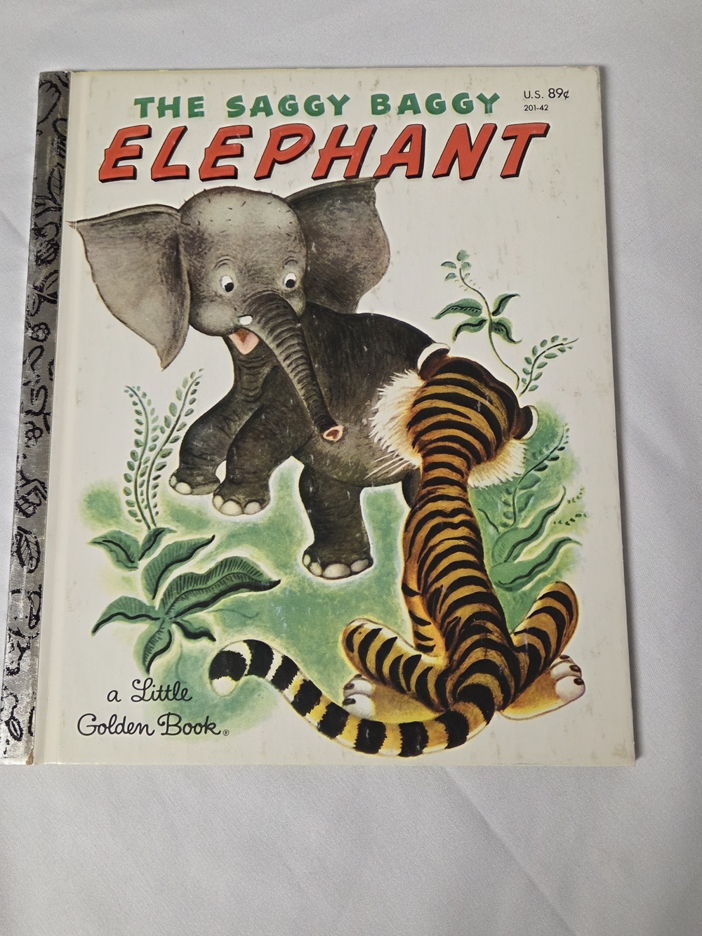 Vintage A Little Golden Book The Saggy Baggy Elephant  1974